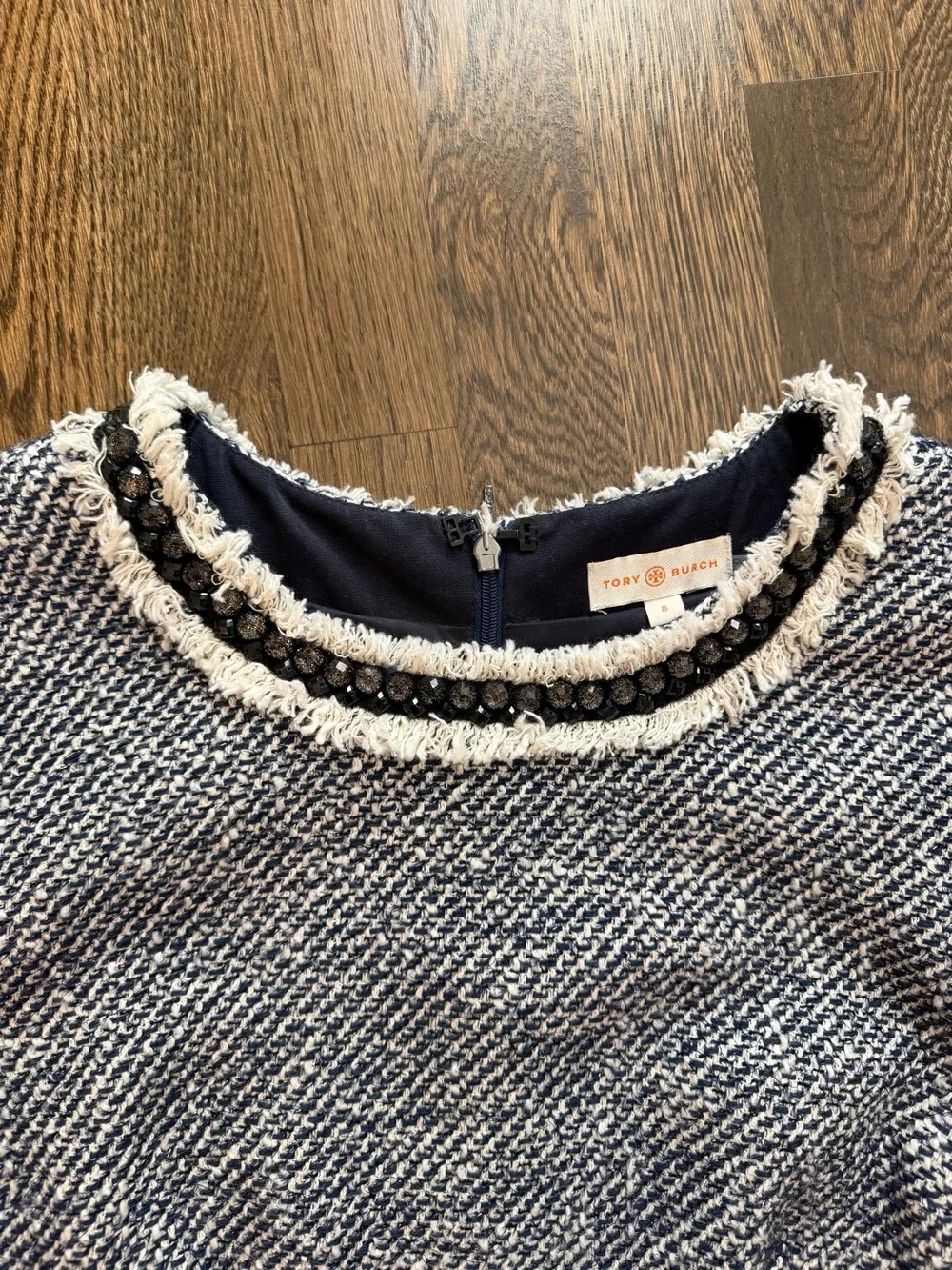 Tory Burch refined tweed